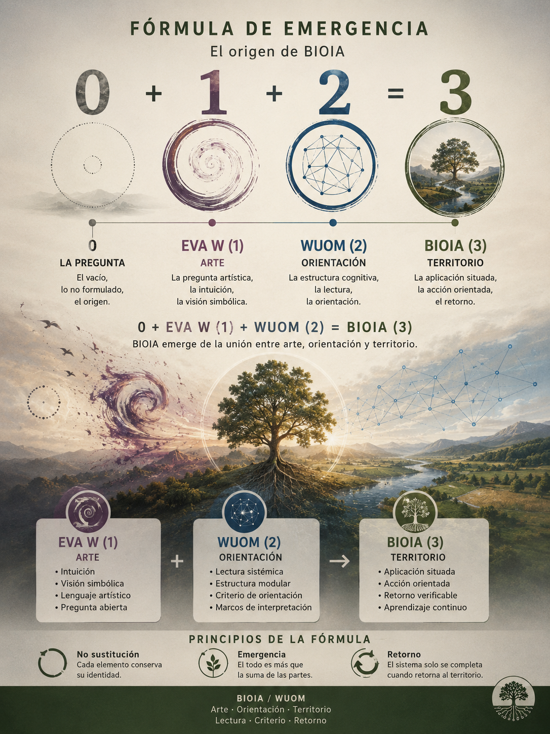Fórmula de emergencia: el origen de BIOIA